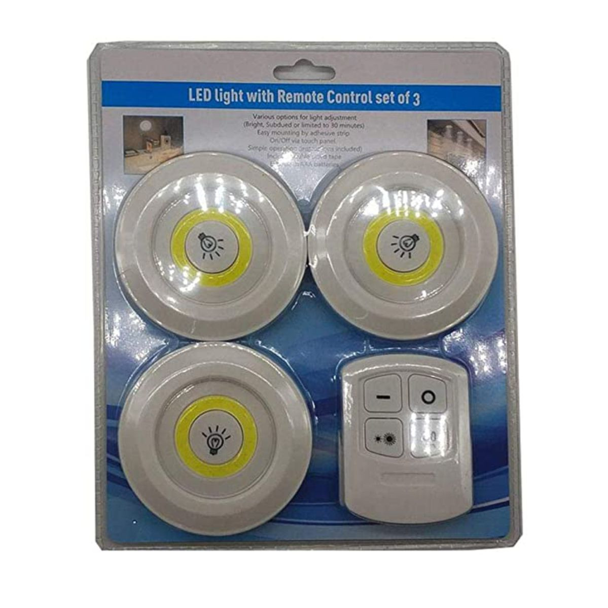 Miniatura 5 de Lampara Luz Led set por 3 con Control